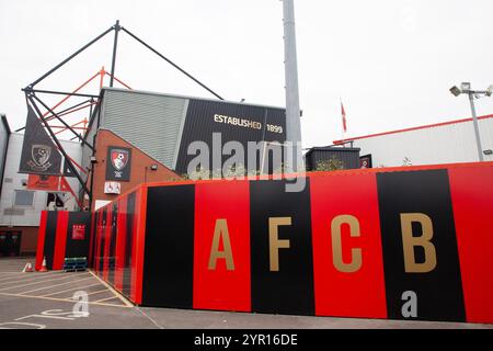 Dean Court attualmente conosciuto come Vitality Stadium, AFC Bournemouth's Stadium Foto Stock