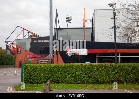 Dean Court attualmente conosciuto come Vitality Stadium, AFC Bournemouth's Stadium Foto Stock