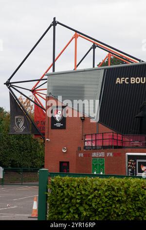 Dean Court attualmente conosciuto come Vitality Stadium, AFC Bournemouth's Stadium Foto Stock