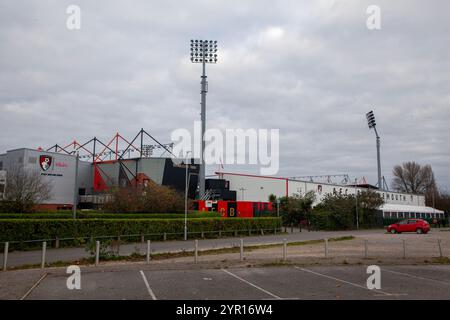 Dean Court attualmente conosciuto come Vitality Stadium, AFC Bournemouth's Stadium Foto Stock