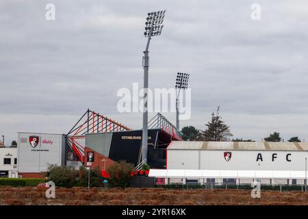 Dean Court attualmente conosciuto come Vitality Stadium, AFC Bournemouth's Stadium Foto Stock