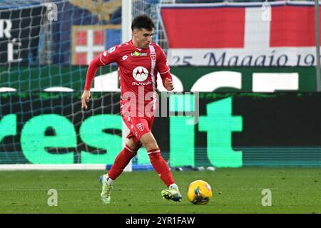 Alessandro bianco dell'AC Monza durante la quattordicesima partita di calcio di serie A tra Como e Monza, allo Stadio Comunale Giuseppe Sinigaglia di Como, Italia - sabato 30 novembre 2024. Sport - calcio (foto AC Monza/LaPresse di Studio Buzzi) Foto Stock