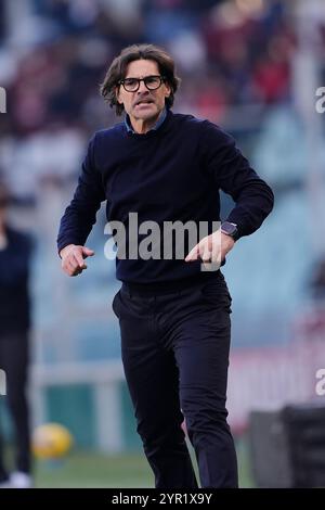 L'allenatore del Torino Paolo Vanoli durante la partita di serie A tra Torino FC e SSC Napoli lo Stadio Olimpico grande Torino di Torino, nel nord-ovest Italia - 24 novembre 2024. Sport - calcio ESCLUSIVO TORINO FC (foto di Fabio Ferrari/LaPresse) Foto Stock