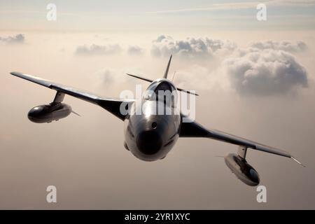 N-294 Hawker Hunter F6A servizio fotografico Air to Air Foto Stock