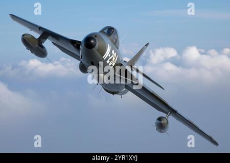 N-294 Hawker Hunter F6A servizio fotografico Air to Air Foto Stock