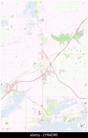 Città di Elkhorn, contea di Walworth, Stati Uniti, Wisconsin, N 42 40' 15'', S 88 32' 15'', MAP, Cartascapes Map pubblicata nel 2024. Esplora Cartascapes, una mappa che rivela i diversi paesaggi, culture ed ecosistemi della Terra. Viaggia attraverso il tempo e lo spazio, scoprendo l'interconnessione del passato, del presente e del futuro del nostro pianeta. Foto Stock