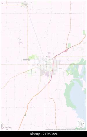 Città di Waupun, Dodge County, Stati Uniti, Wisconsin N 43 37' 53'', S 88 44' 16'', MAP, Cartascapes Map pubblicata nel 2024. Esplora Cartascapes, una mappa che rivela i diversi paesaggi, culture ed ecosistemi della Terra. Viaggia attraverso il tempo e lo spazio, scoprendo l'interconnessione del passato, del presente e del futuro del nostro pianeta. Foto Stock