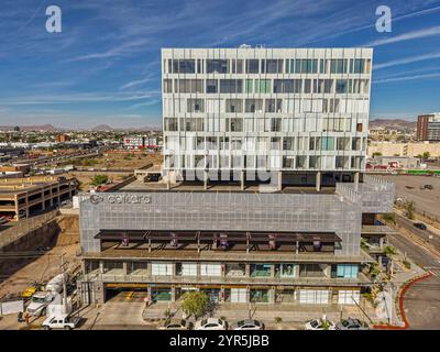 Celtara cima, che fa parte dell'ospedale cima e della torre medica cima, immobiliare a vado del Río a Hermosillo in Messico. (Foto: Luis Gutierrez / NortePhoto) Celtara cima que forma parte de Hospital cima y torre medica cima, bienes raices en el vado del rio en Hermosillo Messico. (Foto: Luis Gutierrez / NortePhoto) Foto Stock