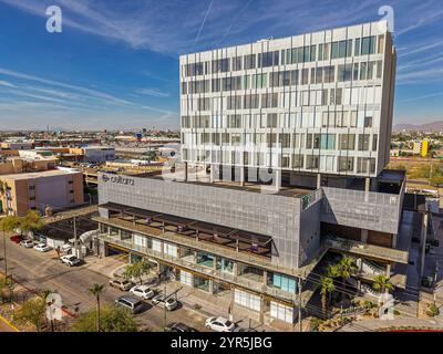 Celtara cima, che fa parte dell'ospedale cima e della torre medica cima, immobiliare a vado del Río a Hermosillo in Messico. (Foto: Luis Gutierrez / NortePhoto) Celtara cima que forma parte de Hospital cima y torre medica cima, bienes raices en el vado del rio en Hermosillo Messico. (Foto: Luis Gutierrez / NortePhoto) Foto Stock