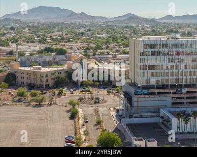 Celtara cima, che fa parte dell'ospedale cima e della torre medica cima, immobiliare a vado del Río a Hermosillo in Messico. (Foto: Luis Gutierrez / NortePhoto) Celtara cima que forma parte de Hospital cima y torre medica cima, bienes raices en el vado del rio en Hermosillo Messico. (Foto: Luis Gutierrez / NortePhoto) Foto Stock