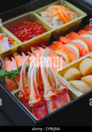 piatti di capodanno Foto Stock