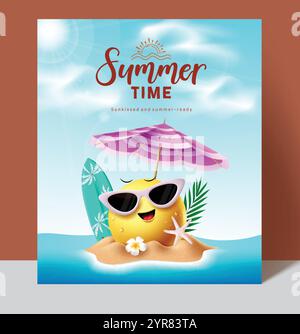 Set di caratteri clipart emoji del cranio. Emoji in uno scheletro di testa inquietante, spaventoso, spaventoso e horror che indossa elementi del costume con un volto triste. Vettore Illustrazione Vettoriale