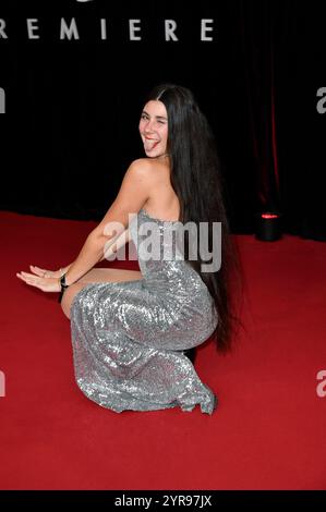 Anastasia Barner bei der Premiere des Kinofilms 'Nosferatu - Der Untote' im Zoo Palast. Berlino, 02.12.2024 Foto Stock