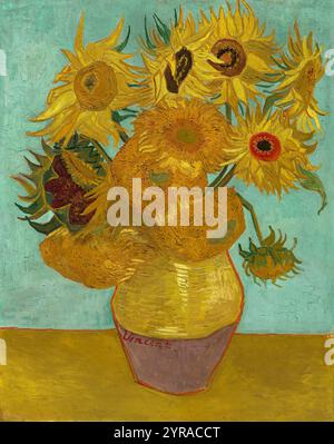 Girasoli. Vincent van Gogh. 1889. Foto Stock