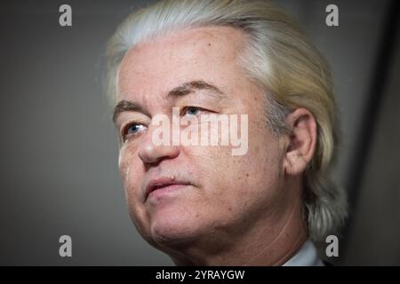 L'Aia, Paesi Bassi. 3 dicembre 2024. L'AIA - Geert Wilders (PVV) durante il tempo delle interrogazioni settimanali alla camera dei rappresentanti. ANP LAURENS VAN PUTTEN netherlands Out - belgio Out crediti: ANP/Alamy Live News Foto Stock