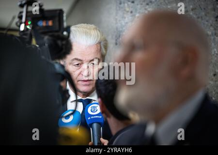 L'Aia, Paesi Bassi. 3 dicembre 2024. L'AIA - Geert Wilders (PVV) durante il tempo delle interrogazioni settimanali alla camera dei rappresentanti. ANP LAURENS VAN PUTTEN netherlands Out - belgio Out crediti: ANP/Alamy Live News Foto Stock