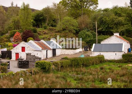 Irlanda, Contea di Mayo, Knockglana, edifici tradizionali Foto Stock