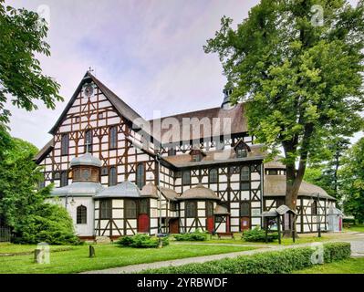 Chiesa della Pace in legno a Świdnica, regione della bassa Slesia, Polonia Foto Stock