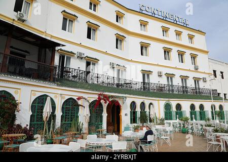 Iconico Hotel Continental del XIX secolo a Tangeri Foto Stock
