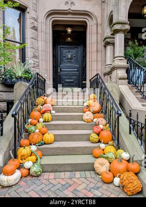 Halloween a Boston Foto Stock