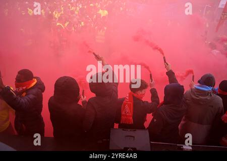 IG Metall Strike novembre 2024 ad Andernach/Neuwied Renania Palatinato Germania Foto Stock