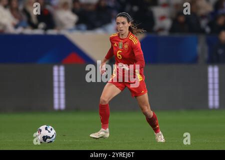 Bene, Francia. 3 dicembre 2024. Aitana Bonmati di Spagna durante l'amichevole internazionale allo stadio Allianz Riviera di Nizza. Il credito per immagini dovrebbe essere: Jonathan Moscrop/Sportimage Credit: Sportimage Ltd/Alamy Live News Foto Stock