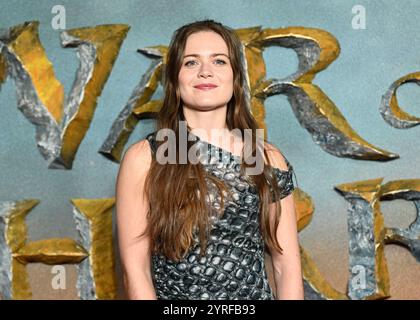 LONDRA, REGNO UNITO. 3 dicembre 2024. Hera Hilmar partecipa alla prima mondiale "The Lord of the Rings: The War of the Rohirrim", che verrà pubblicata nel Regno Unito e in Irlanda il 13 dicembre 2024 dalla Warner Bros Foto a Odeon Luxe Leicester Square, Londra, Regno Unito. (Foto di 李世惠/SEE li/Picture Capital) credito: Vedi li/Picture Capital/Alamy Live News Foto Stock