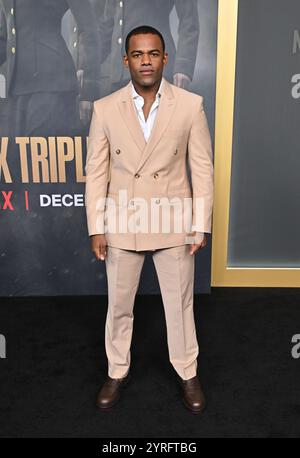 Hollywood, Stati Uniti. 3 dicembre 2024. Jay Reeves arriva alla prima mondiale di “The Six Triple Eight” tenutasi al Teatro Egizio il 3 dicembre 2024 a Hollywood, CA. © Lisa OConnor/AFF-USA.com Credit: AFF/Alamy Live News Foto Stock