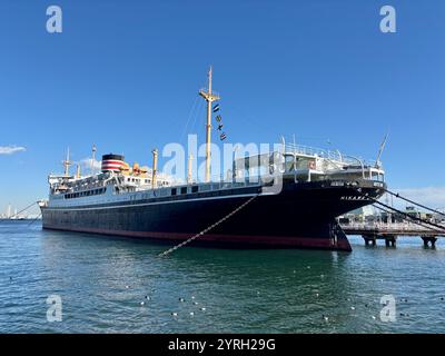 L'Hikawa Maru al parco Yamashita di Yokohama, Giappone. Foto Stock