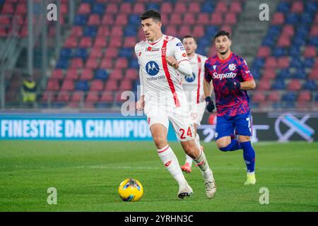 Bologna, Italia. 3 dicembre 2024. Mirko Maric (AC Monza) durante la Coppa Italia, turno di 16 partite di calcio tra Bologna FC e AC Monza il 3 dicembre 2024 allo Stadio Renato Dall'Ara di Bologna - Photo Morgese-Rossini/DPPI Credit: DPPI Media/Alamy Live News Foto Stock