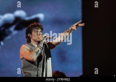 Italian Singer Music Concert - Irama Irama durante Irama, Italian Singer Music Concert a Milano, 3 dicembre 2024 Milano UNIPOL FORUM Italia Copyright: XRobertoxSalemix/xLiveMediax LPM 1634405 Foto Stock