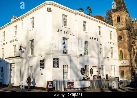 L'Atholl Arms Hotel a Dunkeld, Perth e Kinross, Scozia. Foto Stock