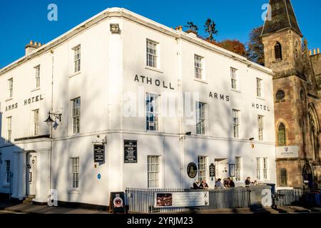 L'Atholl Arms Hotel a Dunkeld, Perth e Kinross, Scozia. Foto Stock