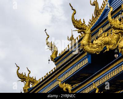 WatRongSueaTen, Chiang Rai, Thailandia, 17 giugno 2019. Foto Stock