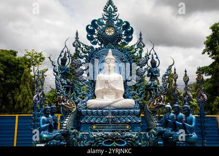 WatRongSueaTen, Chiang Rai, Thailandia, 17 giugno 2019. Foto Stock