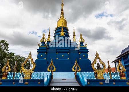 WatRongSueaTen, Chiang Rai, Thailandia, 17 giugno 2019. Foto Stock