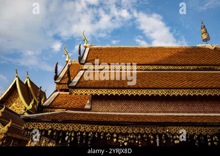 Wat Phra Singh, Chiang mai, Thailandia, 15 giugno 2019 Foto Stock
