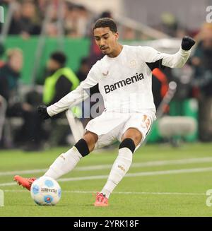 Monaco di Baviera, Germania. 3 dicembre 2024. Firo : 03.12.2024, calcio, DFB Pokal, stagione 2024/2025, 16 round, FC Bayern Monaco - Bayer 04 Leverkusen 0:1, Arthur, Bayern 04 Leverkusen, Bayer, Leverkusen, azione individuale, credito: dpa/Alamy Live News Foto Stock