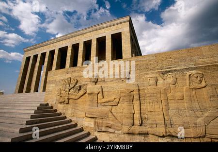 Anit Kabir (mausoleo di Ataturk). Ankara. Turchia Foto Stock