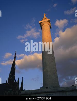 Monumento a Washington. Baltimora. Maryland. STATI UNITI Foto Stock