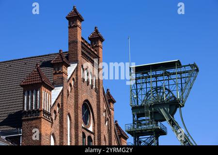 Germania, Nordrhein-Westfalen, bacino della Ruhr, Dortmund, LWL Industrial Museum, Zollern Colliery Foto Stock