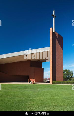 USA, Alabama, Tuskeegee, Tuskeegee Institute National Historic Site, Major African-American University fondata da Booker T Washington, cappella esterna Foto Stock