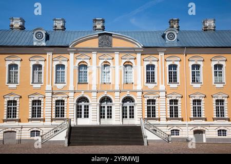 Lettonia, Lettonia meridionale, regione di Zemgale, Pilsrundale, Palazzo Rundale, b 1740, Bartolomeo Rastrelli, architetto, esterno Foto Stock