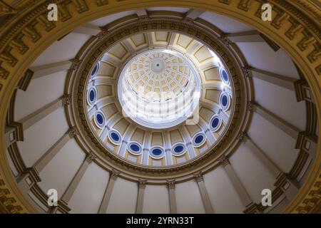 Stati Uniti d'America, Colorado, Denver Colorado State Capitol, rotunda interno Foto Stock