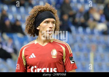 Genk, Belgio. 4 dicembre 2024. Marlon Fossey di Standard nella foto durante una partita di calcio tra il KRC Genk e lo Standard de Liege, mercoledì 04 dicembre 2024 a Genk, nella finale del campionato belga di calcio "Croky Cup" del 1/8. BELGA FOTO JILL DELSAUX credito: Belga News Agency/Alamy Live News Foto Stock