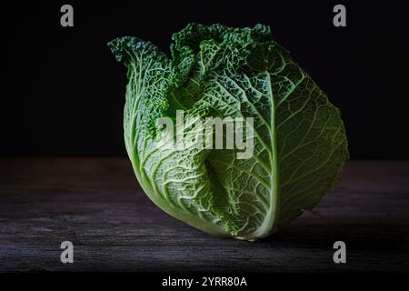 Tutto il cavolo savoy Foto Stock
