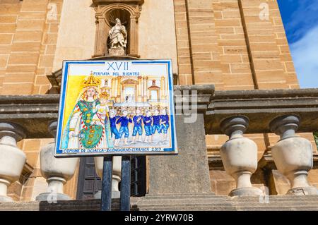 Cattedrale di Sciacca, Sciacca, distretto di Agrigento, Sicilia, Italia Foto Stock