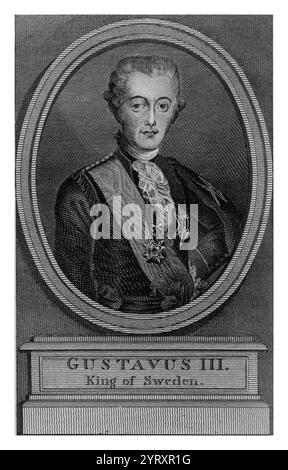 Gustavo III (24 gennaio 1746 ? Gustavo III, re di Svezia dal 1771 fino al suo assassinio nel 1792 29 1792. Foto Stock