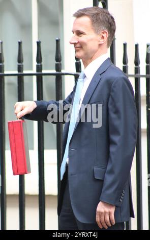 Jeremy Hunt presenta il bilancio finale del governo conservatore nel marzo 2024. Jeremy Richard Streynsham Hunt (Londra, 1 novembre 1966) è un politico britannico, Cancelliere dello Scacchiere dal 2022 al 2024 e Ministro degli Esteri dal 2018 al 2019, dopo aver prestato servizio come Segretario di Stato per la salute e l'assistenza sociale dal 2012 al 2018 Foto Stock