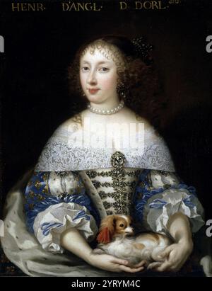 Enrichetta d'Inghilterra (1644-1670). Ritratto attribuito a Nicolas Mignard (1606?1668). Foto Stock